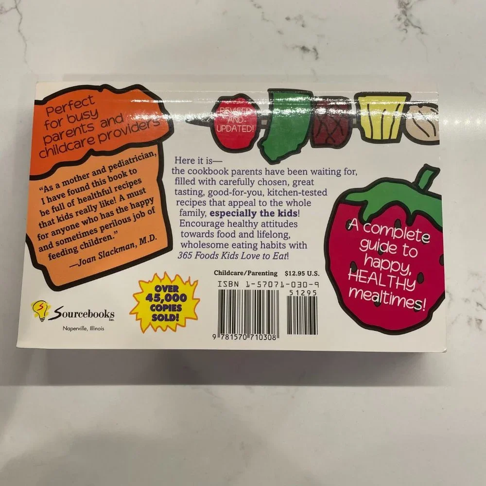 365 Foods Kids Love To Eat Cookbook Paperback by Sheila Ellison & Judity Gray